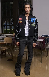 Civil x X-Men '97 Wolverine Slash Varsity Bomber Jacket