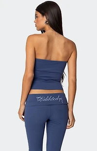 Edikted Aiyana Bow Built Bra Tube Top