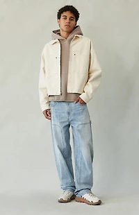 Pacsun Dylan Baggy Jeans Carpenter Light Blue
