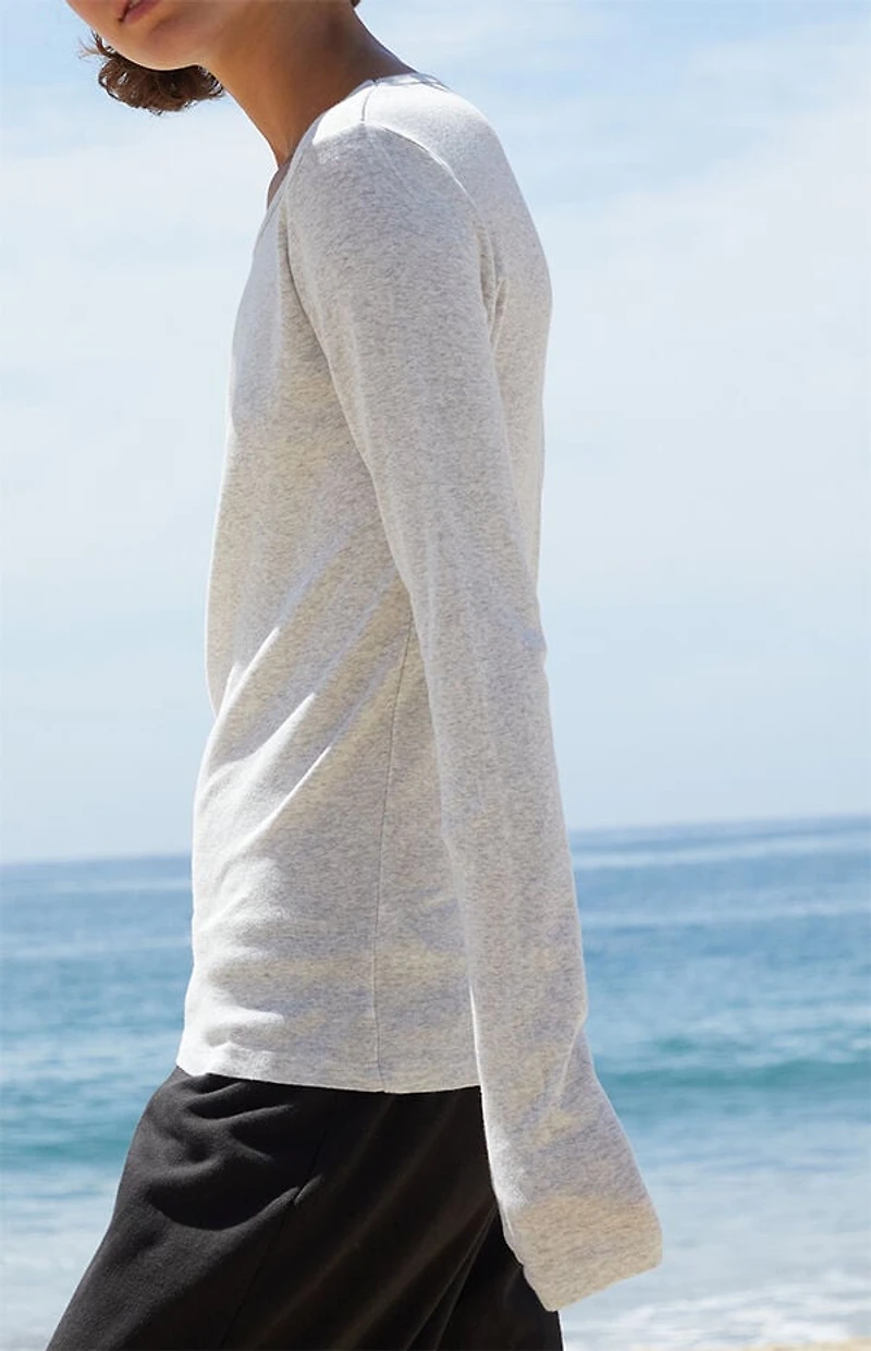 John Galt Silver Leah Long Sleeve Top