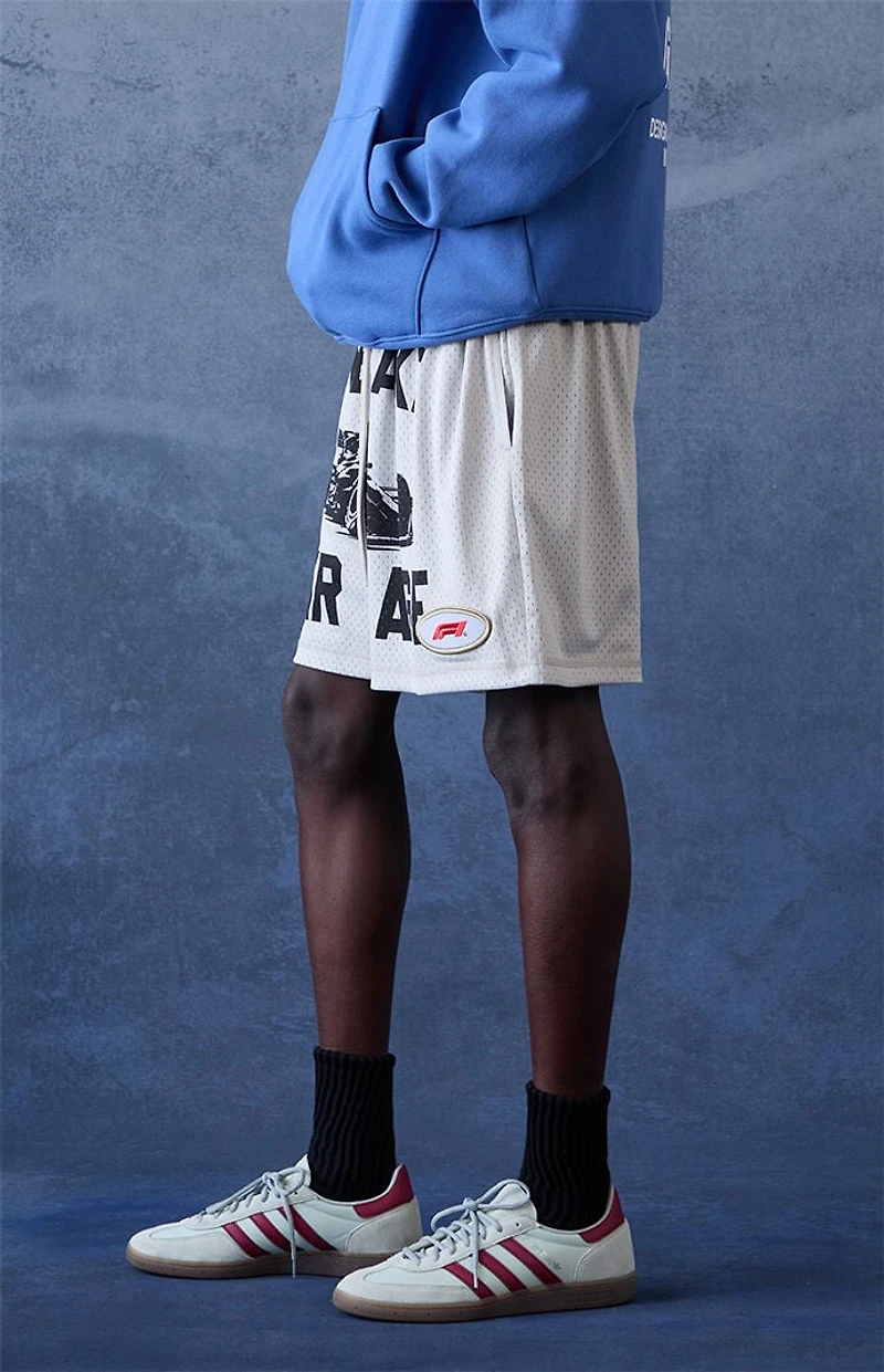 Formula 1 x Pacsun Overtake Garage Mesh Shorts
