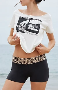 John Galt Leopard Madelyn Shorts
