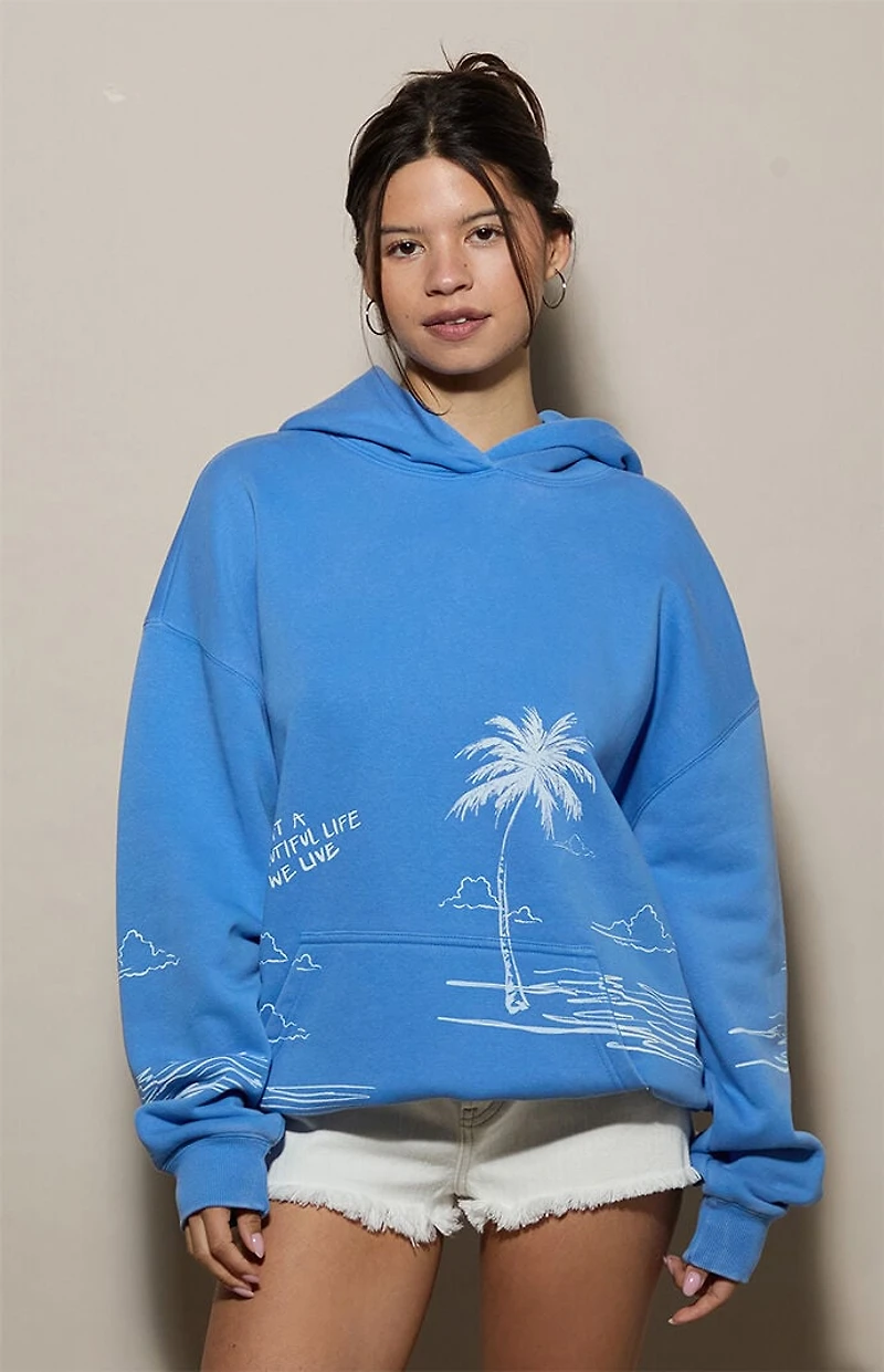 Pacsun Beautiful Life Oversized Hoodie