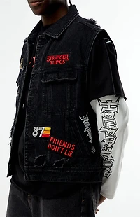Netflix x Stranger Things Dungeon Master Denim Vest
