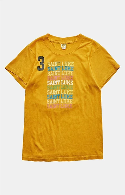 PS VINTAGE 80s Saint Luke  Baby Graphic T-Shirt