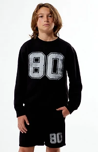 Pacsun Kids Black Crew Neck Sweatshirt
