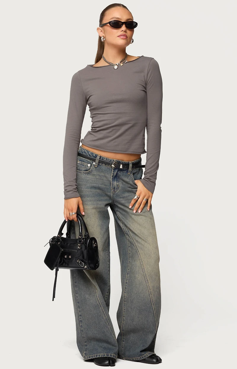 Edikted Nico Boat Neck Top