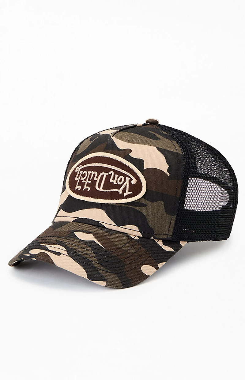 Von Dutch Camo Trucker Hat