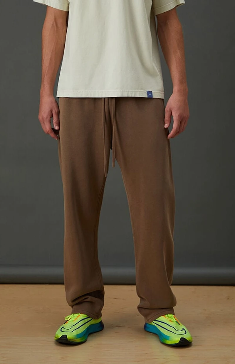 A.R.C. Active Brown Heavyweight Fleece Baggy Sweatpants