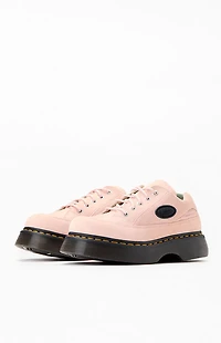 Dr Martens Women's Pink Buzz 5-Eye Leather Sneakers