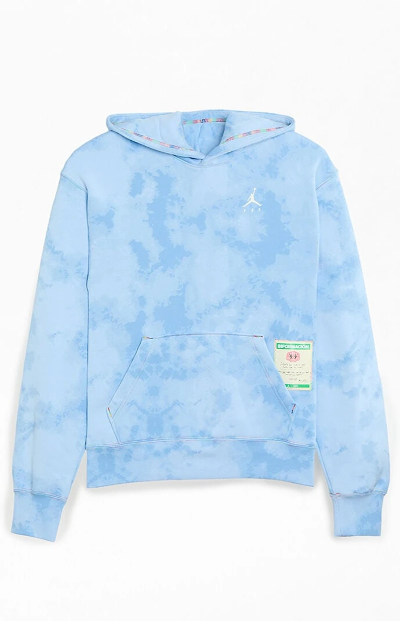 Air Jordan x J Balvin Blue Tie Dye Hoodie