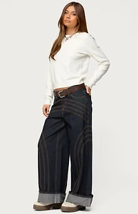 Edikted Lizzey Crewneck Sweater