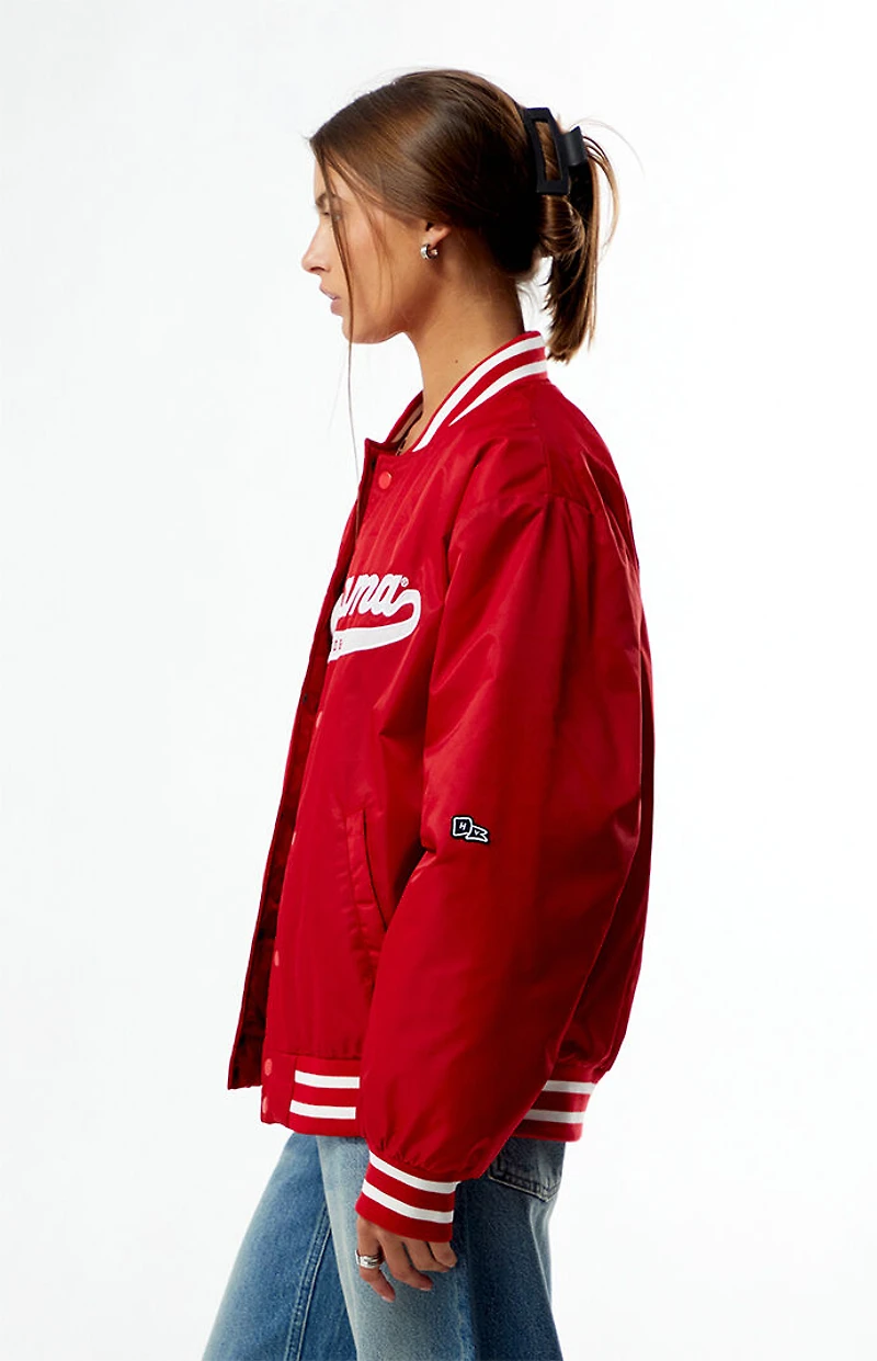 HYPE & VICE Alabama Crimson Tide A-Game Varsity Bomber Jacket