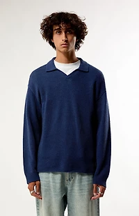 Pacsun Navy Vaughn Polo Sweater