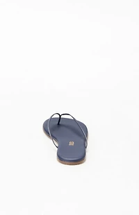 TKEES Women's Navy Liners Sandals