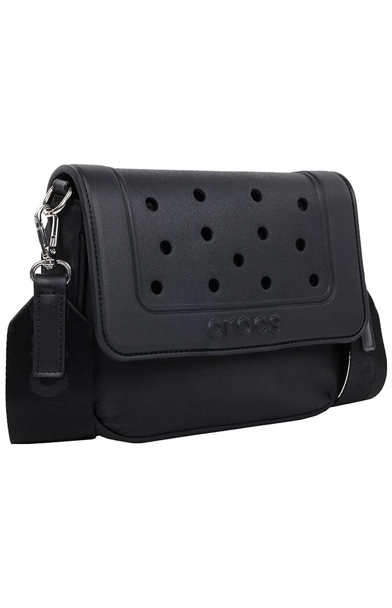 Crocs Black Classic Molded Crossbody Bag