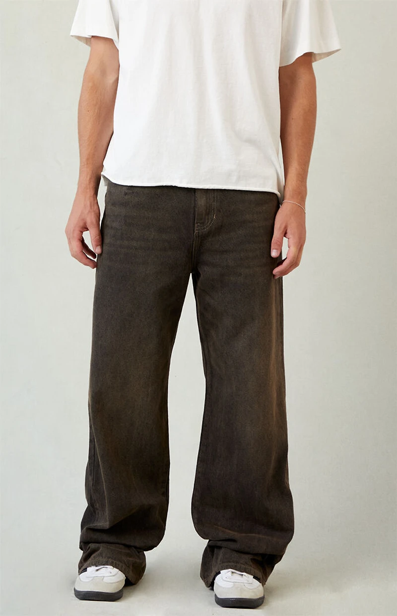 Pacsun Blake Extreme Baggy Jeans Overdyed Brown