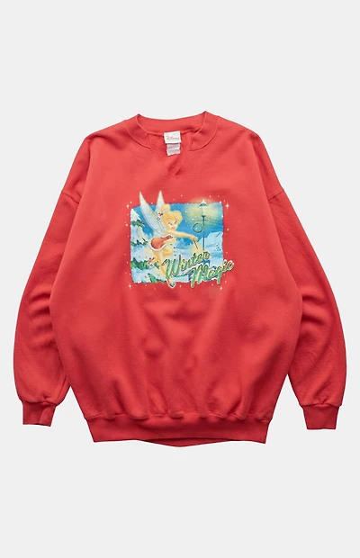 PS VINTAGE 2000s Tinkerbell Winter Magic Crew Neck Sweatshirt