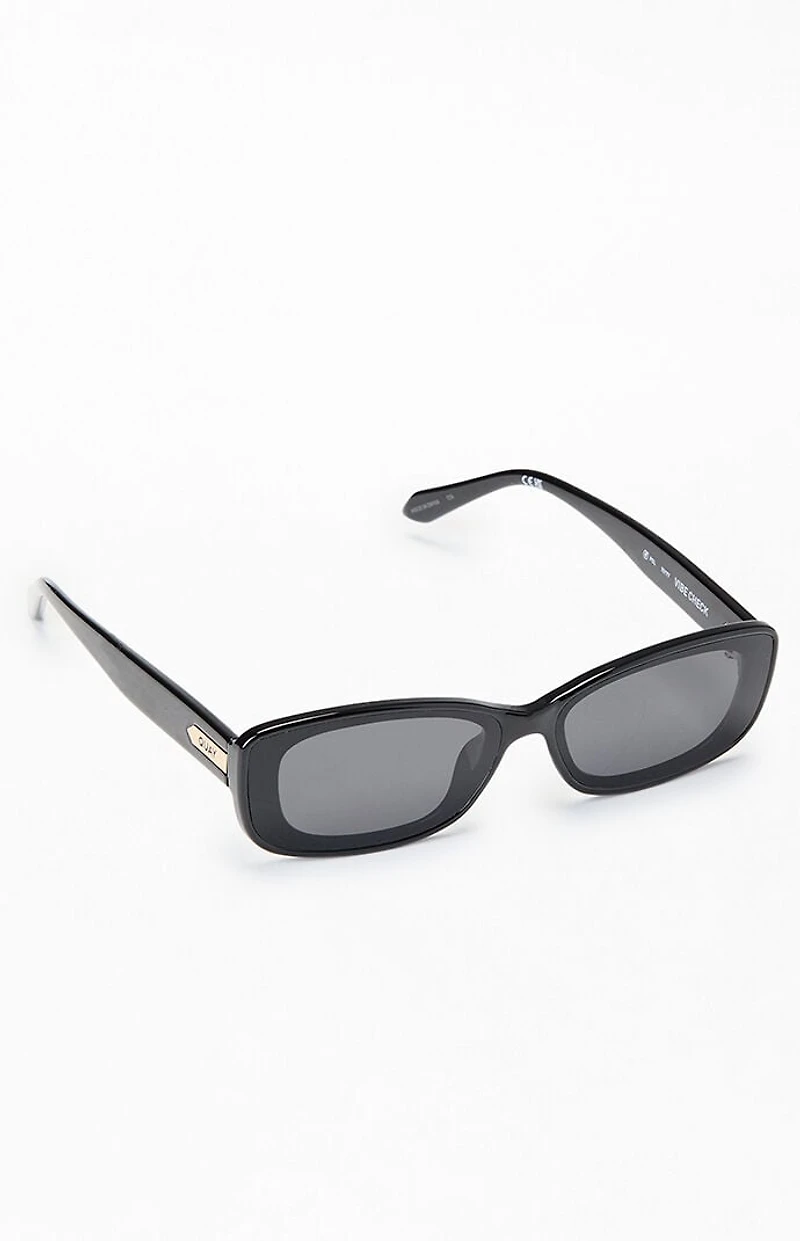 Quay Vibe Check Narrow Rectangle Sunglasses