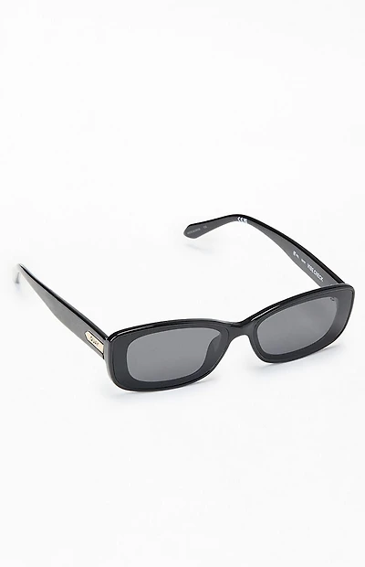 Quay Vibe Check Narrow Rectangle Sunglasses