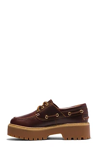 Timberland Women's Rootbeer Stone Street Boat Shoes
