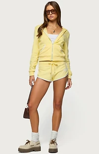 Edikted Madilyn Terry Cloth Shorts