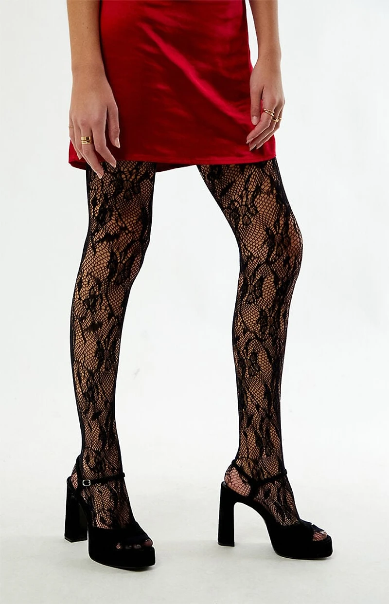Pacsun Black Lace Tights