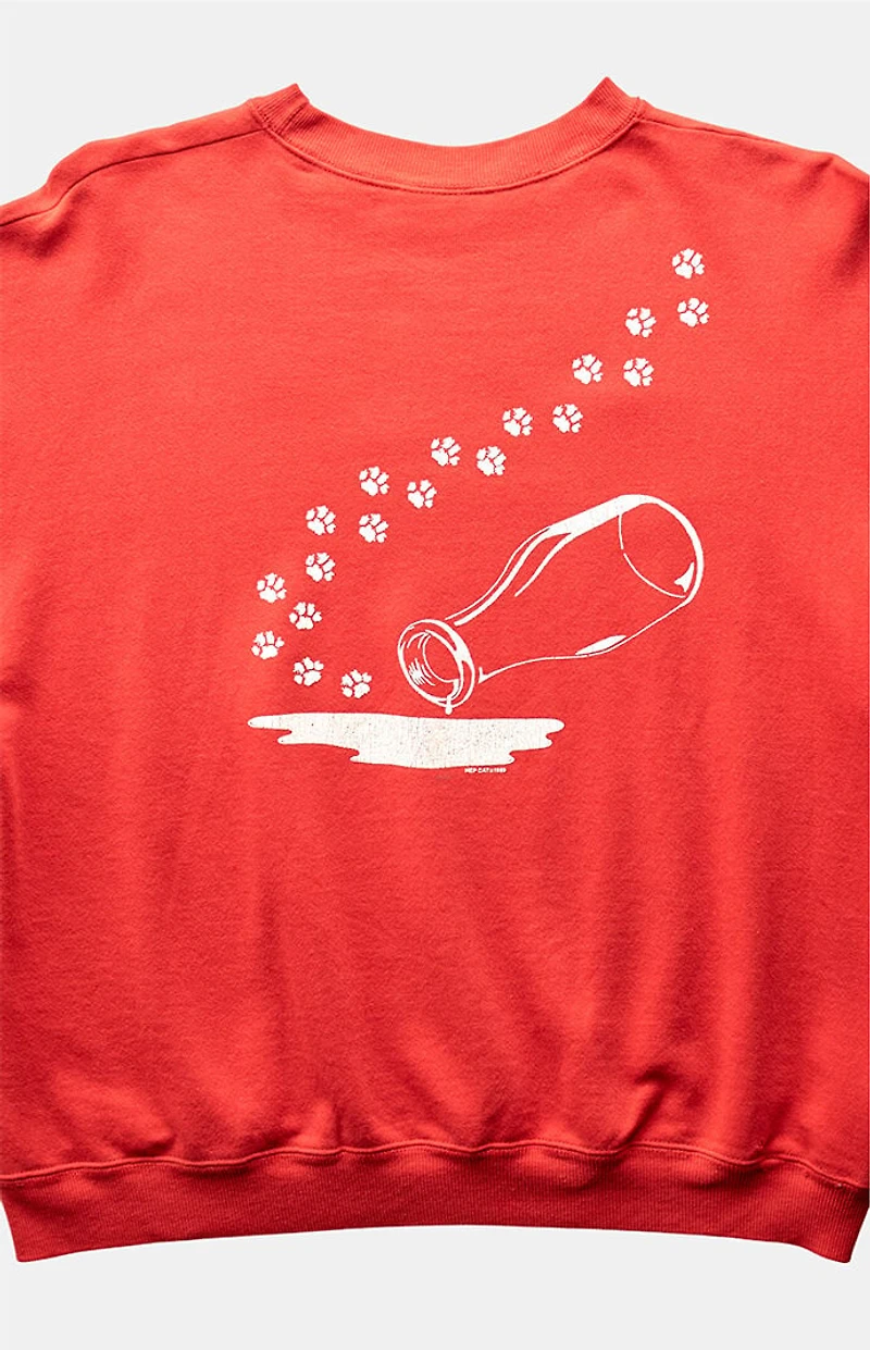 PS VINTAGE 90s Kitties Crew Neck Sweatshirt