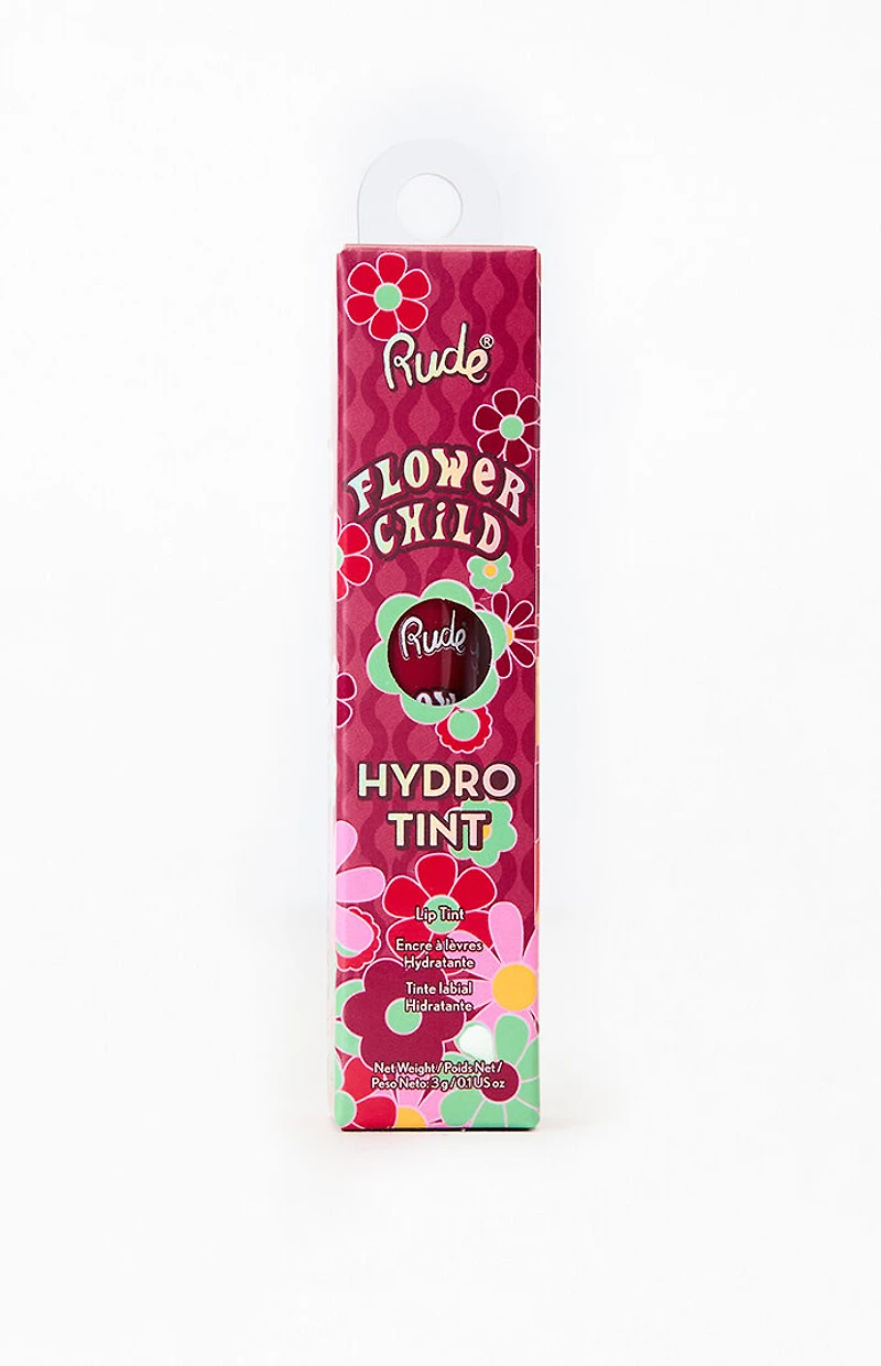 Rude Cosmetics Burgundy Flower Child Hydro Lip Tint