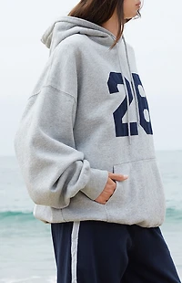 John Galt Silver Christy 28 Oversized Hoodie
