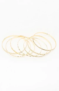 Pacsun Greta Metal Bangle Set