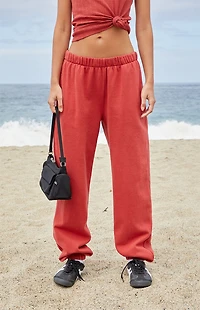John Galt Red Rosa Sweatpants