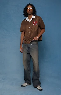 Pacsun Dylan Baggy Jeans Dark Blue Tinted