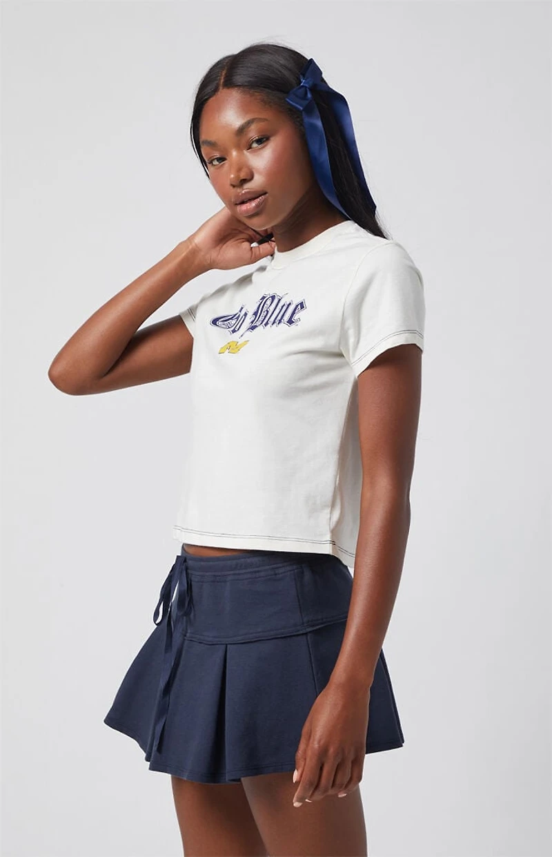 WILD COLLECTIVE x Pacsun University of Michigan Go Blue Mini T-Shirt