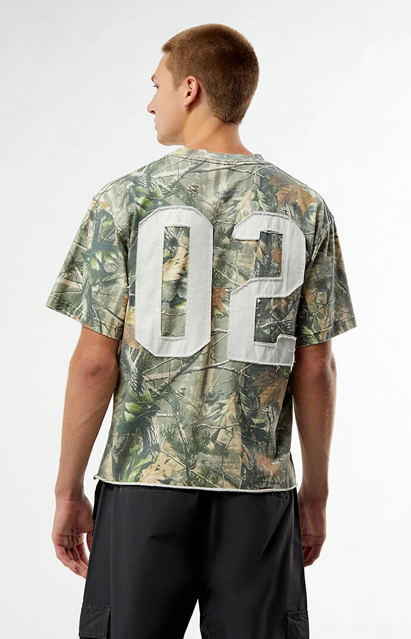 Pacsun Chaos Camo Cropped T-Shirt