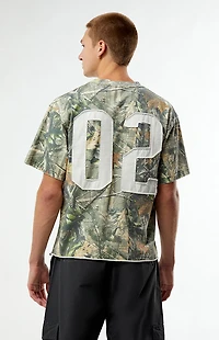 Pacsun Chaos Camo Cropped T-Shirt