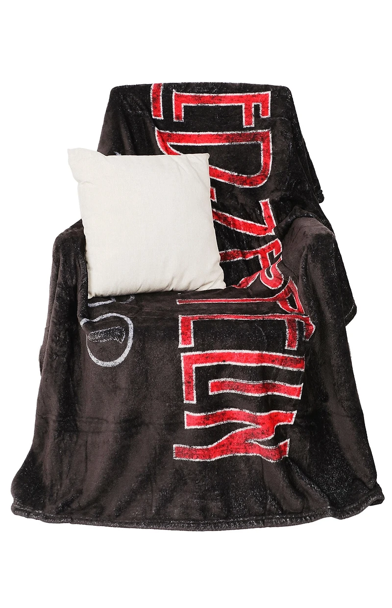 Led Zeppelin Logo Throw Blanket