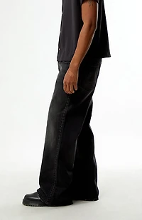 Pacsun Bennett Baggy Flare Jeans Faded Black