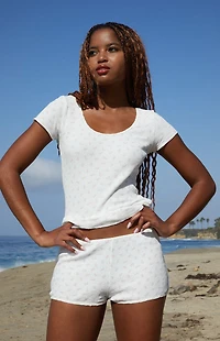 John Galt Floral Mckenna Short Sleeve Top