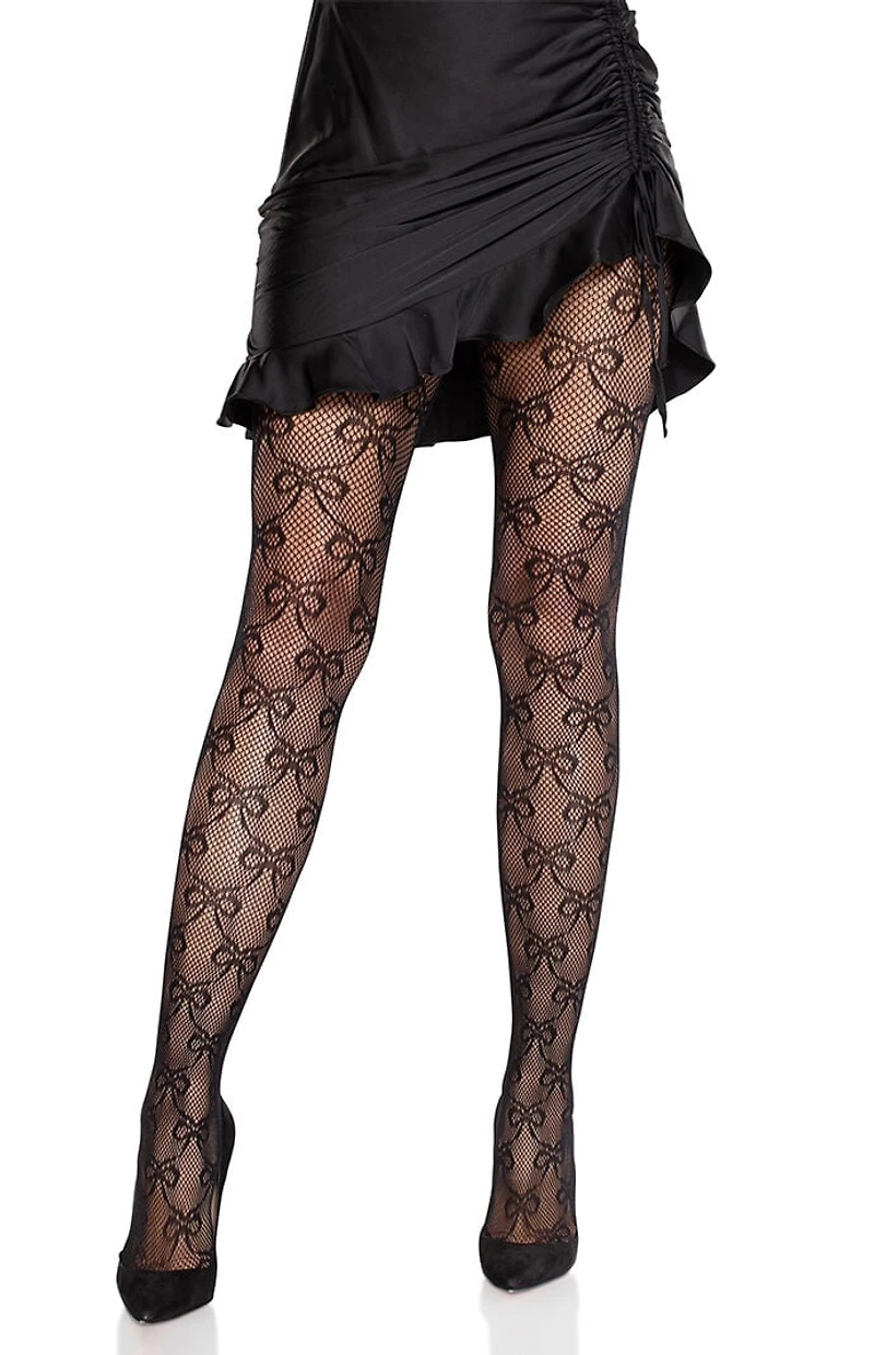 Leg Avenue Bow Net Tights
