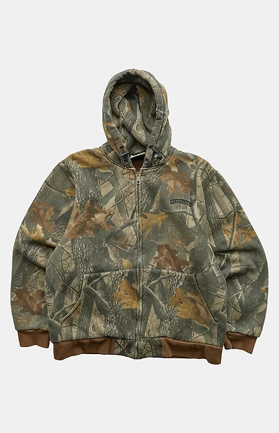 PS VINTAGE Camo 2000s Zip Hoodie