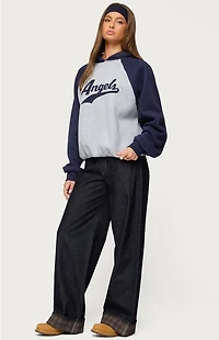 Edikted Angels Raglan Oversized Hoodie