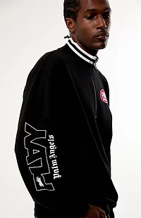 PLAY Palm ANGELS Logo Quarter Zip Sweatshirt