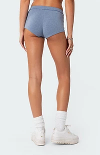 Edikted Maelle Pointelle Micro Shorts