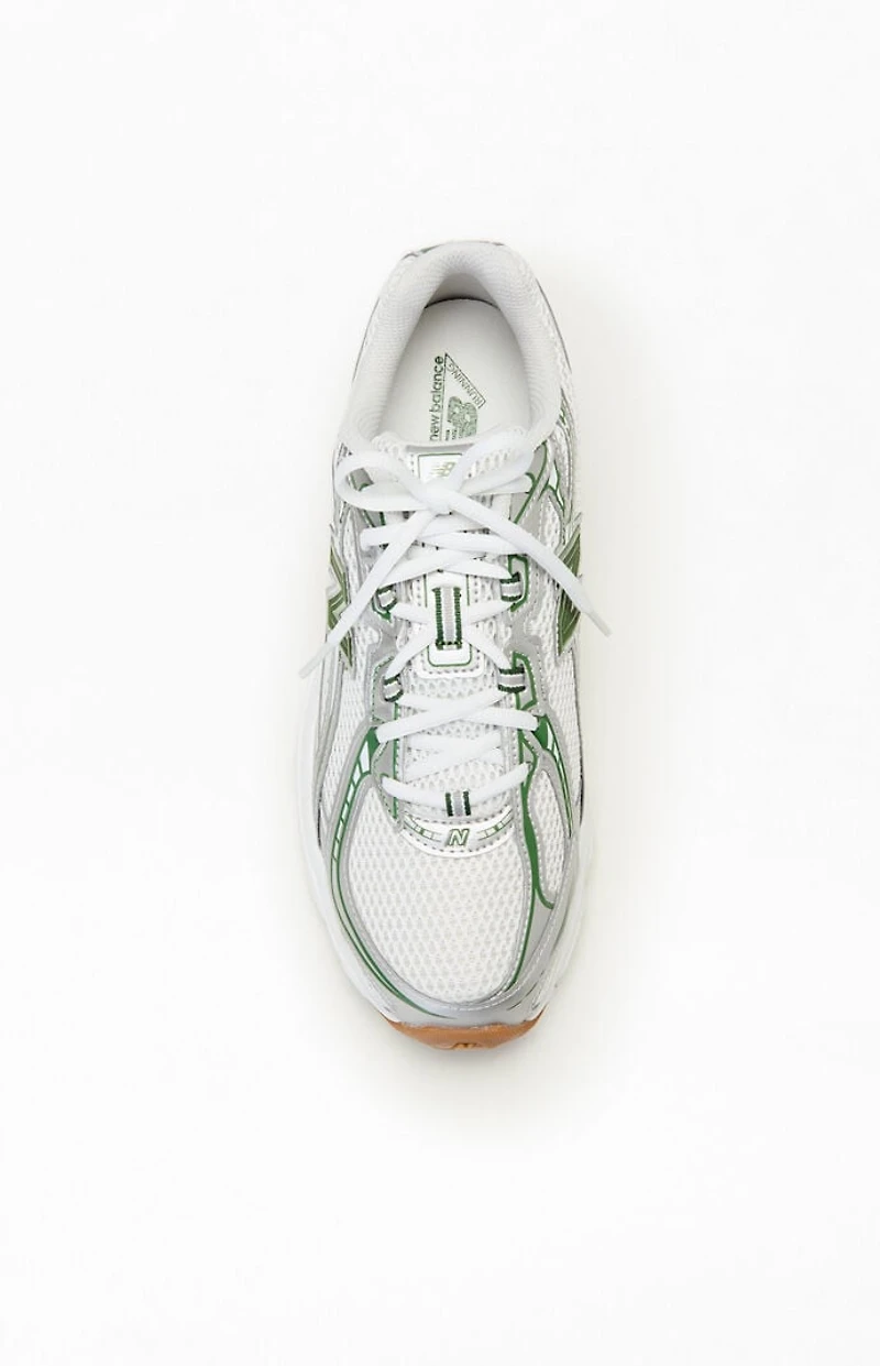 New Balance Gray & Green 740 Sneakers