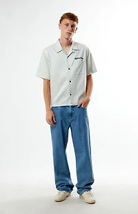 Pacsun Highway Haven Embroidered Camp Shirt
