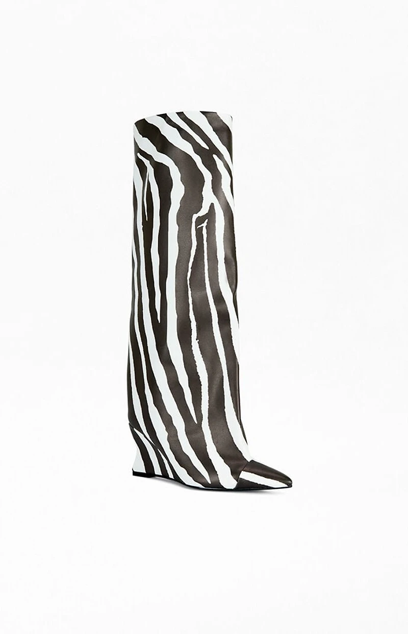 AZALEA WANG Women's Kenya Wedge Boots