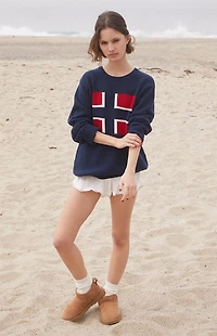 John Galt Nico Flag Sweater