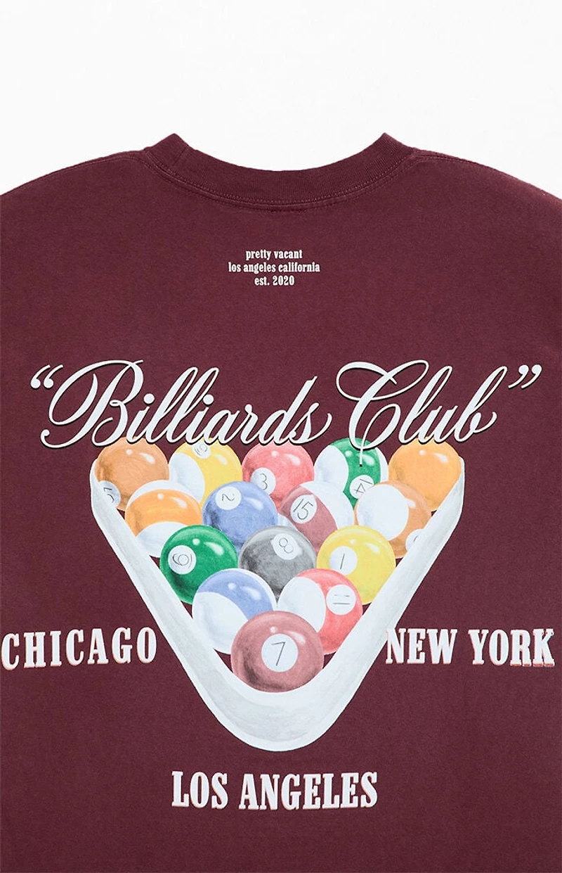 Pretty Vacant Rack 'Em Billiards Club T-Shirt