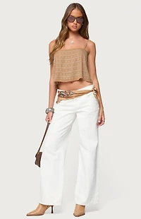 Edikted Sunna Studded Top